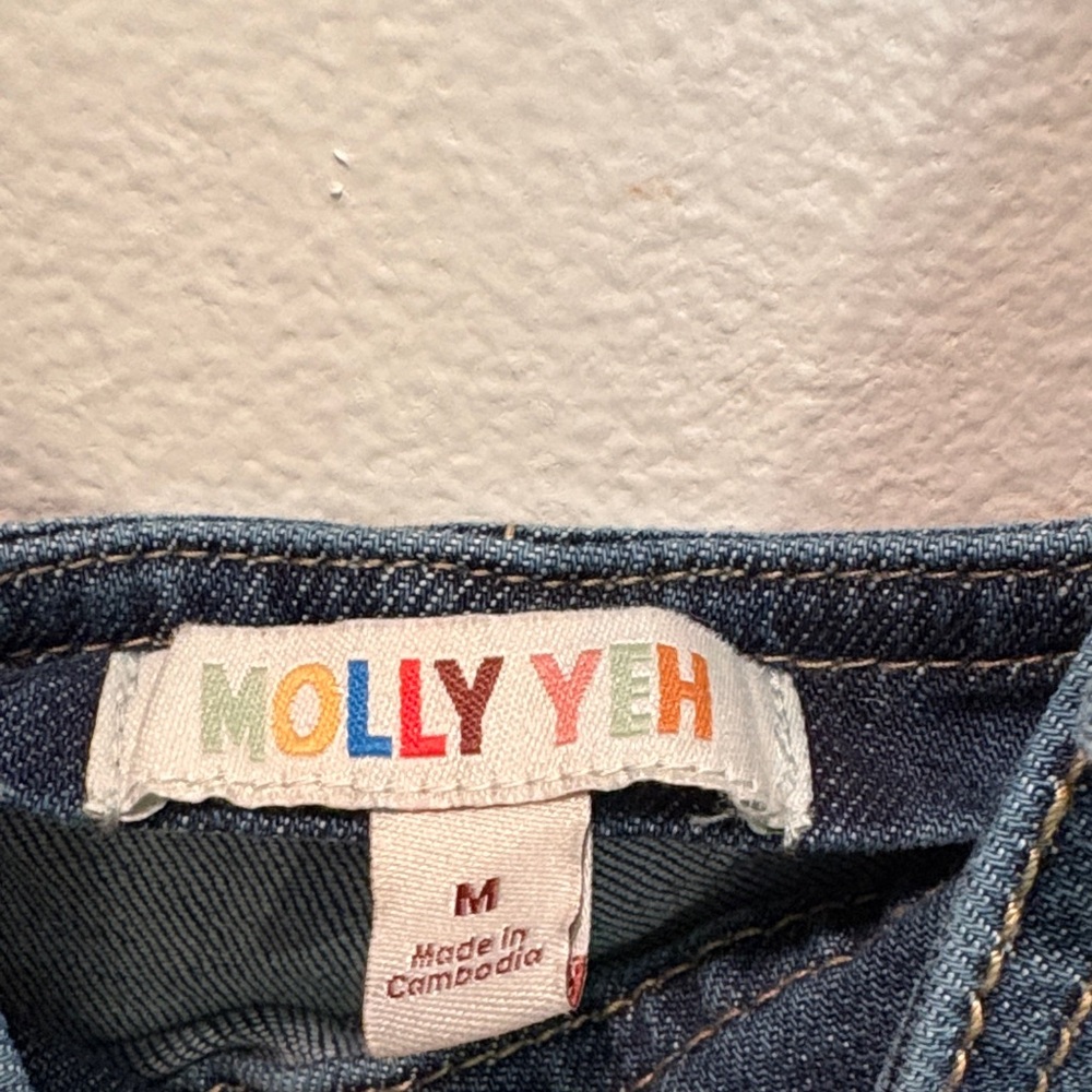 Blue Denim Overalls Dress - Picture 6 of 6